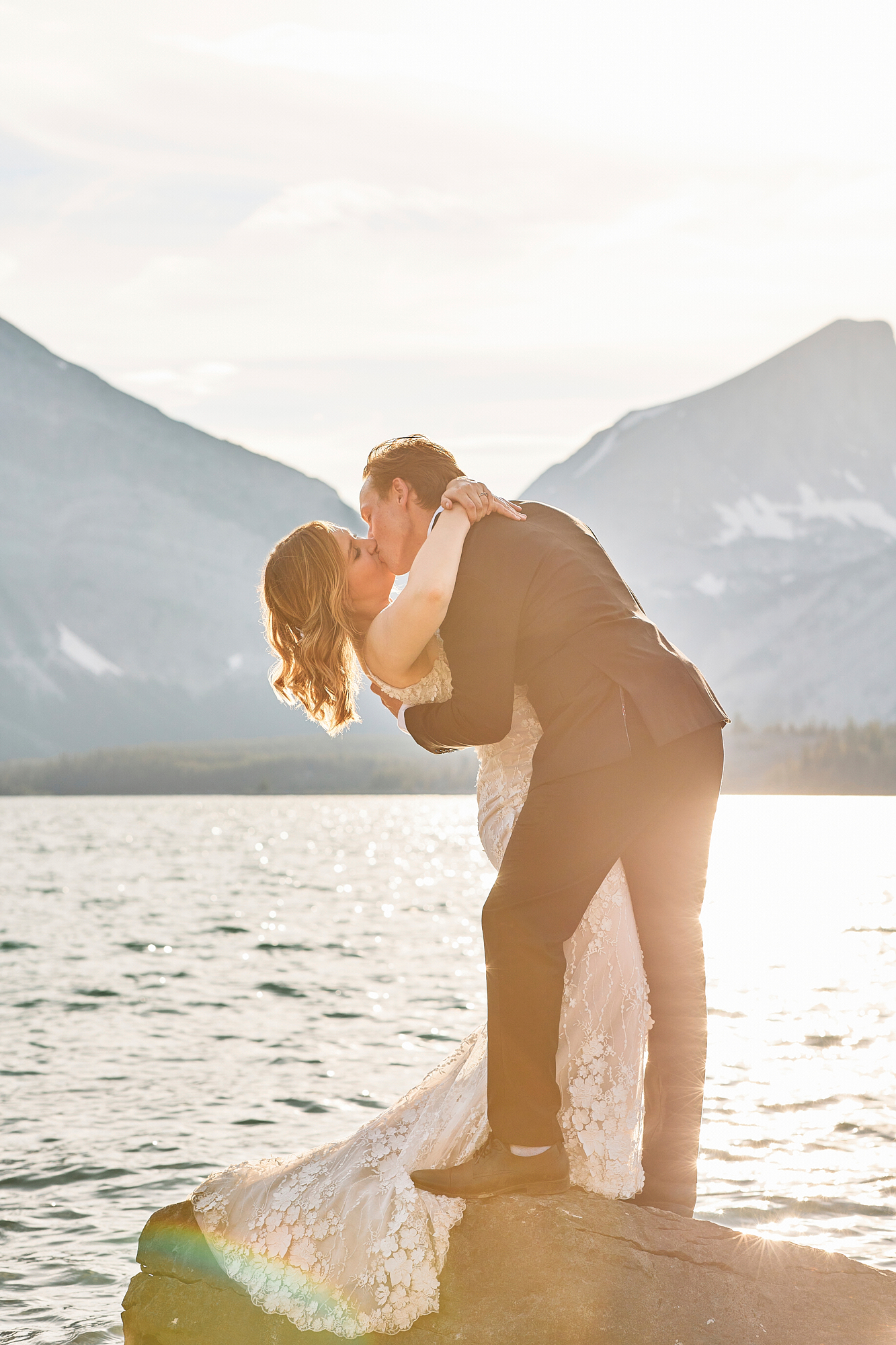 Upper Kananaskis Lake Wedding Portraits