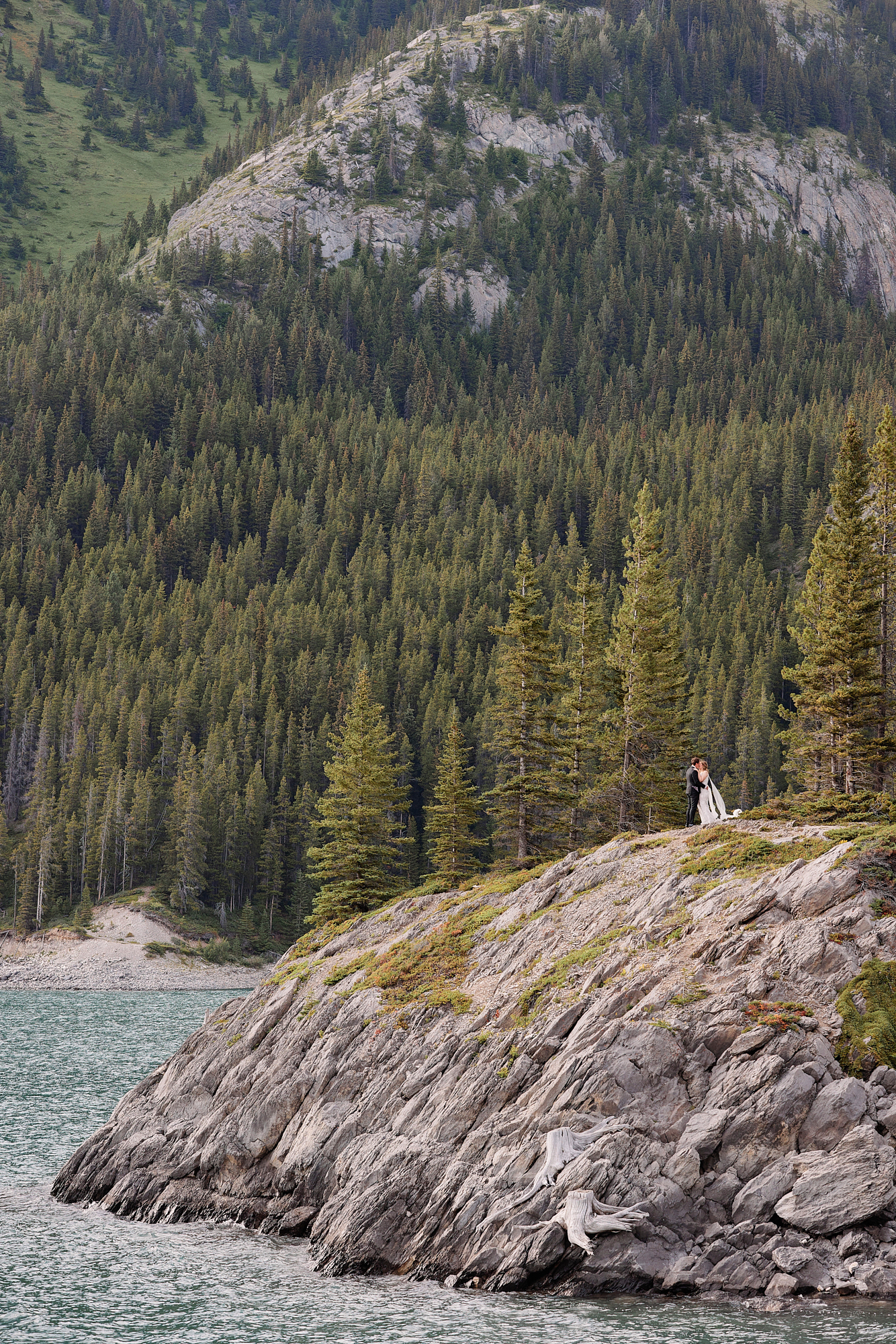 Upper Kananaskis Lake Wedding Portraits