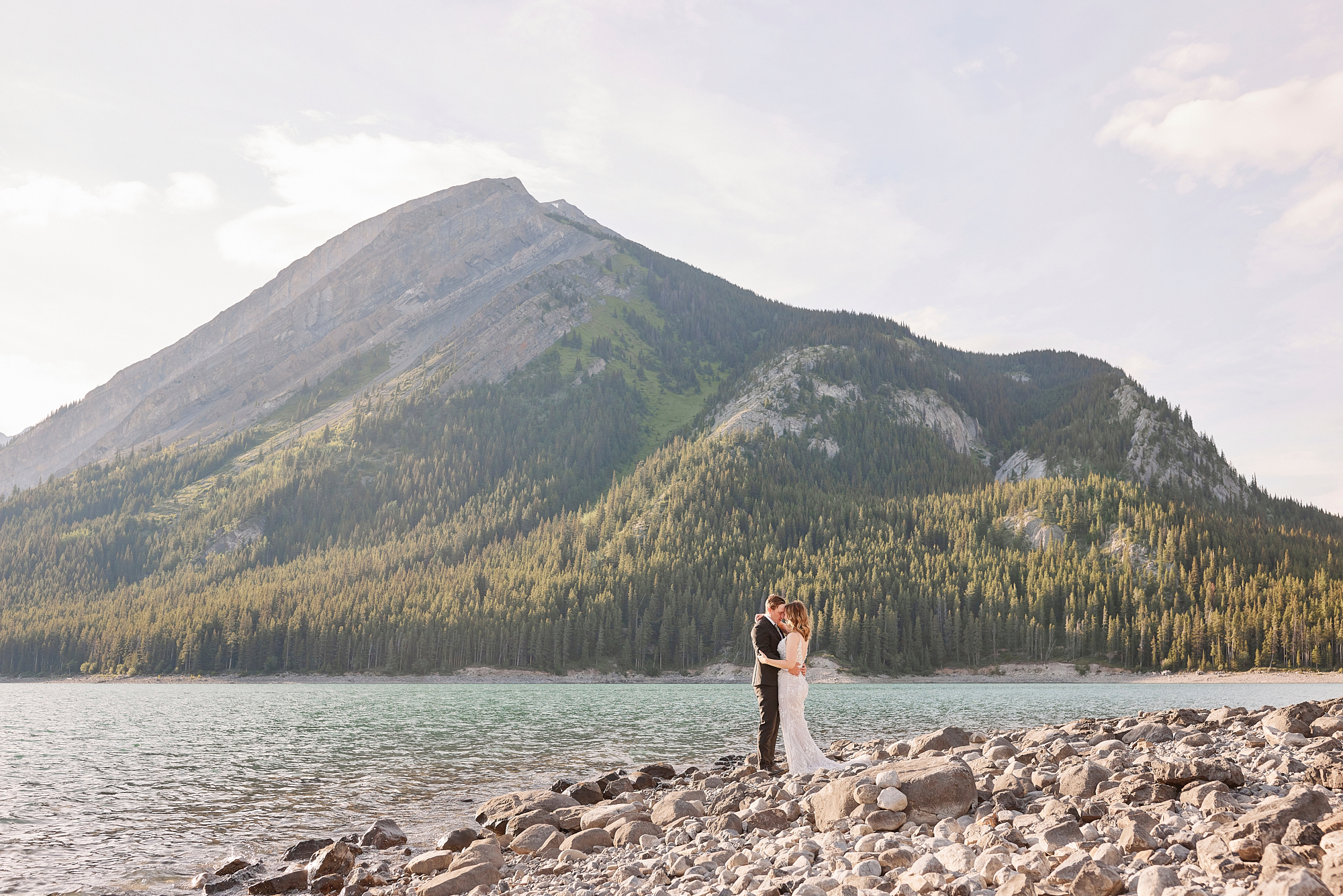 Upper Kananaskis Lake Wedding Portraits