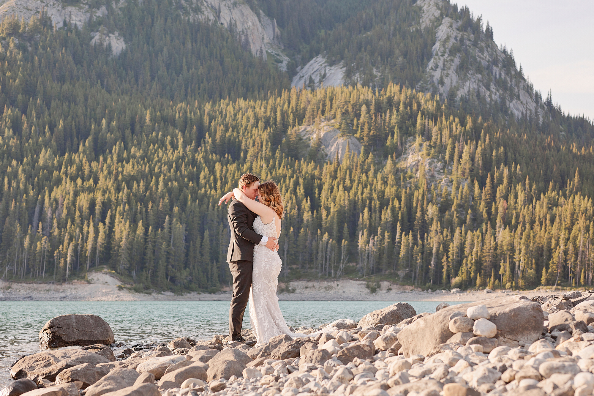 Upper Kananaskis Lake Wedding Portraits
