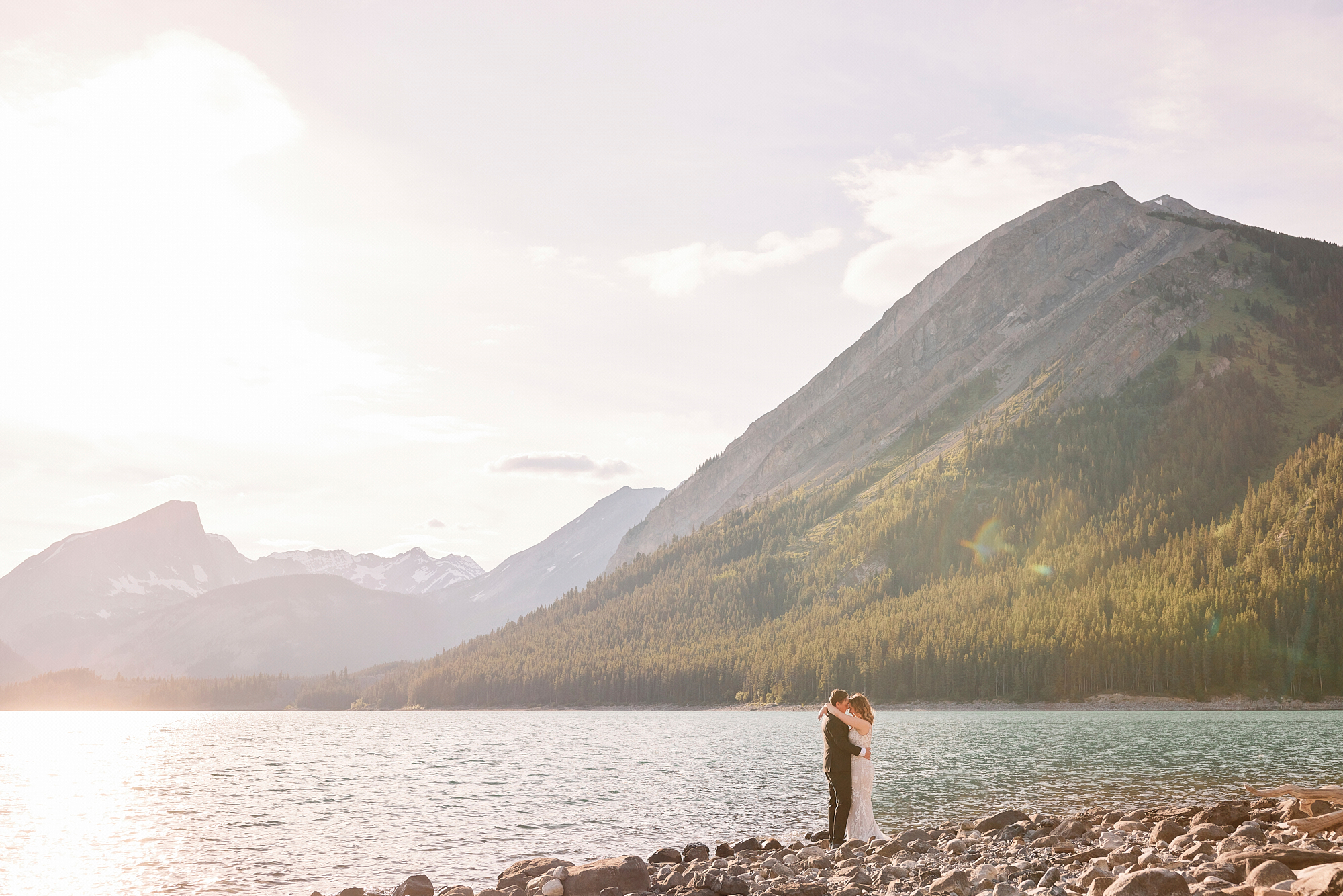 Upper Kananaskis Lake Wedding Portraits