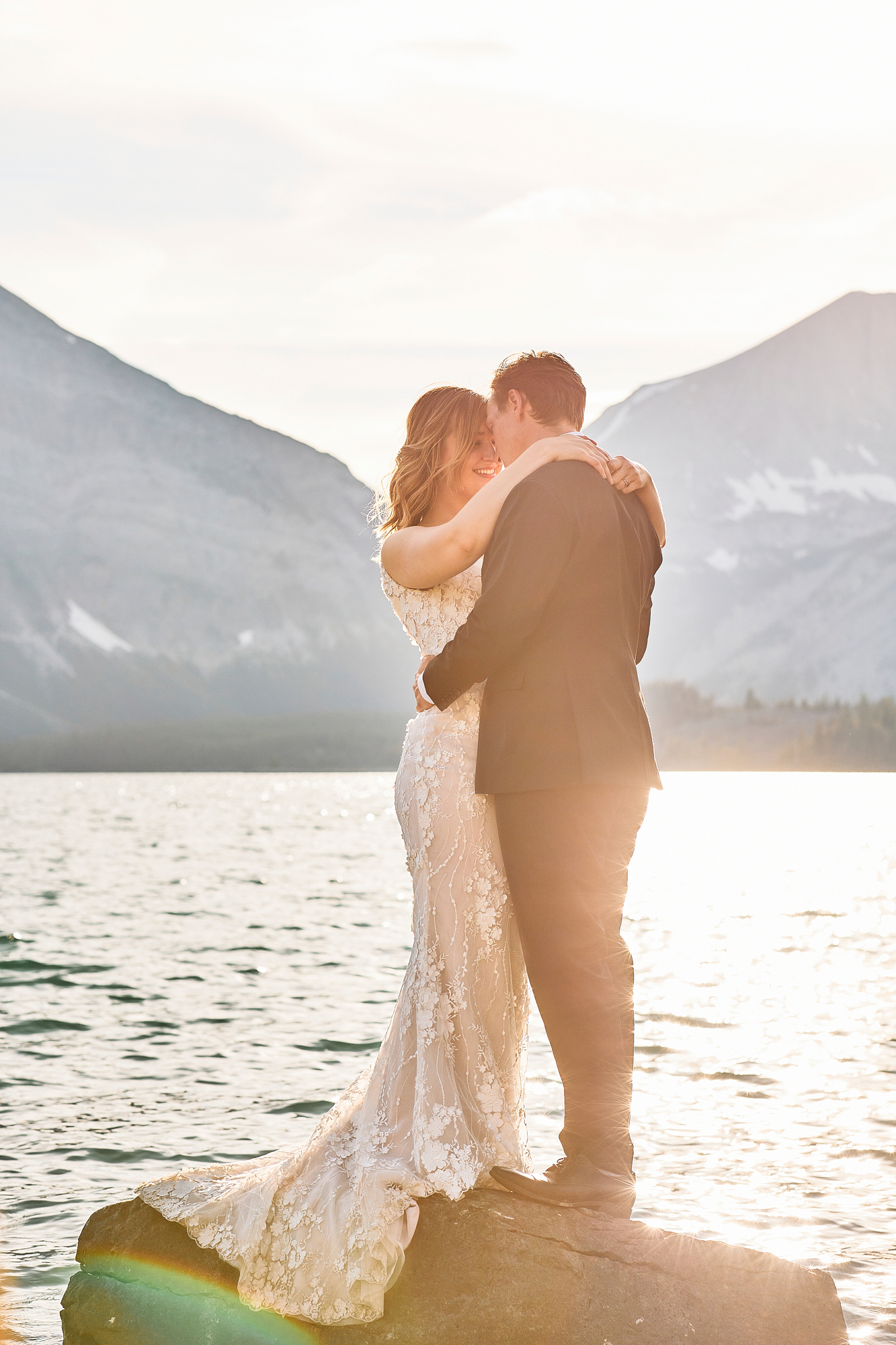Upper Kananaskis Lake Wedding Portraits