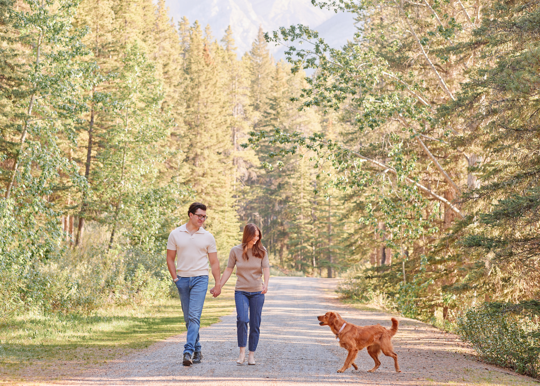 Lake Minnewanka Engagement Photos