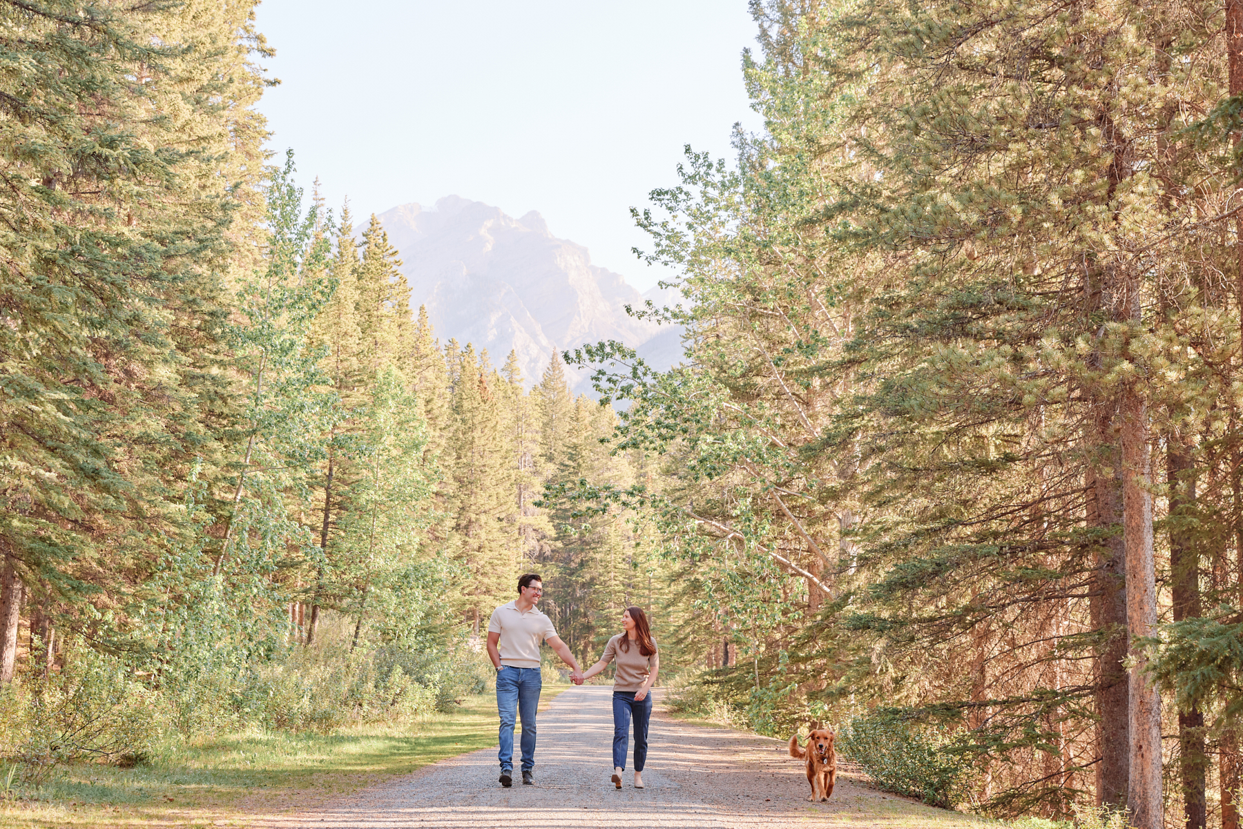 Lake Minnewanka Engagement Photos