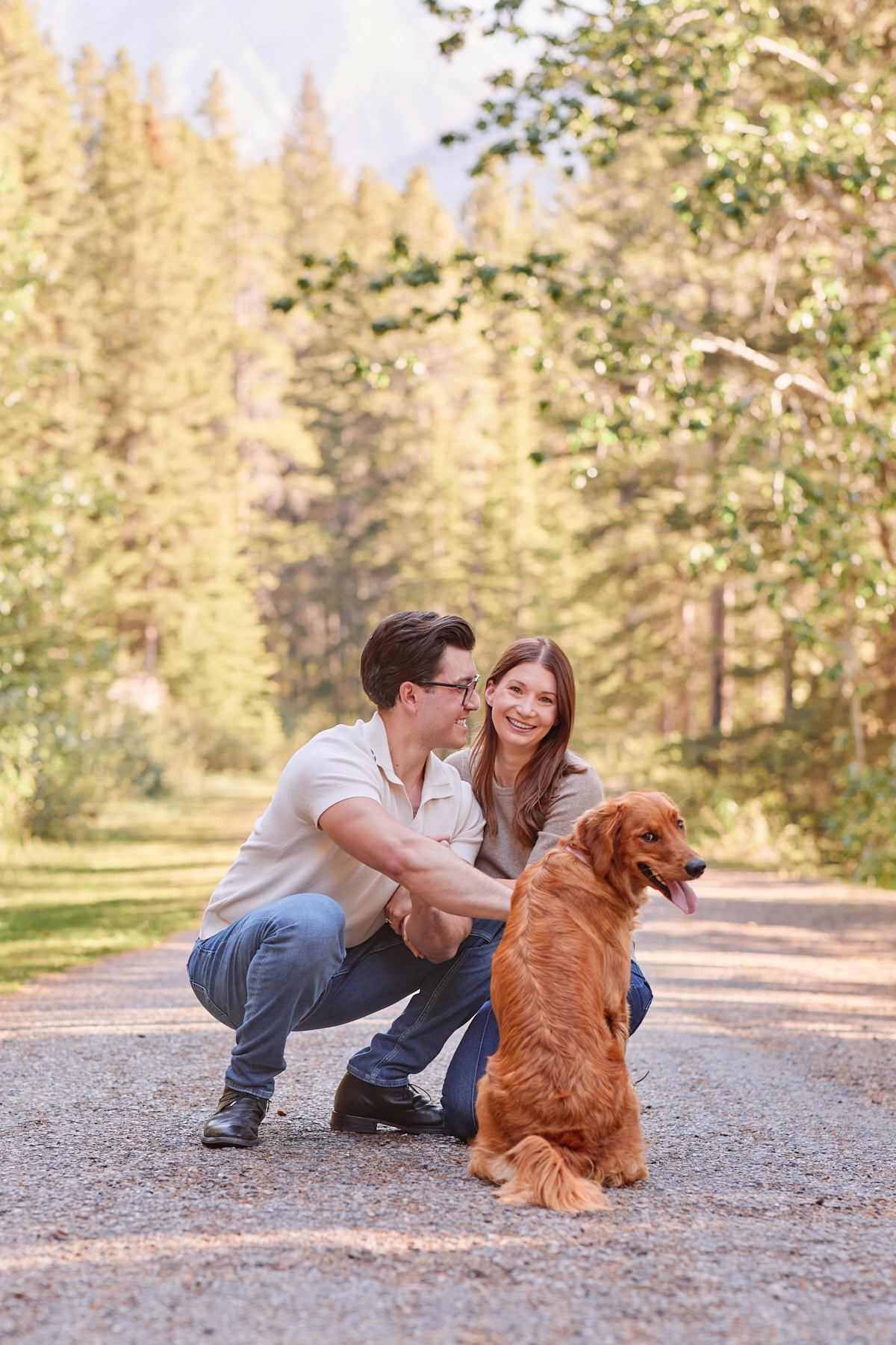 Lake Minnewanka Engagement Photos