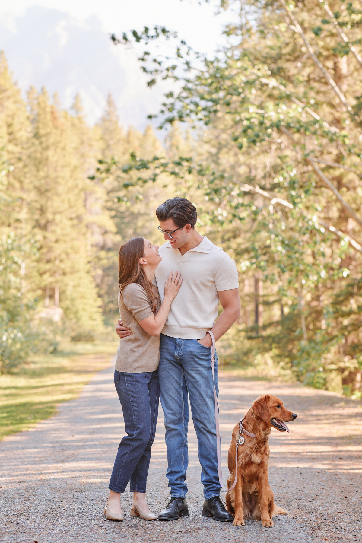 Lake Minnewanka Engagement Photos