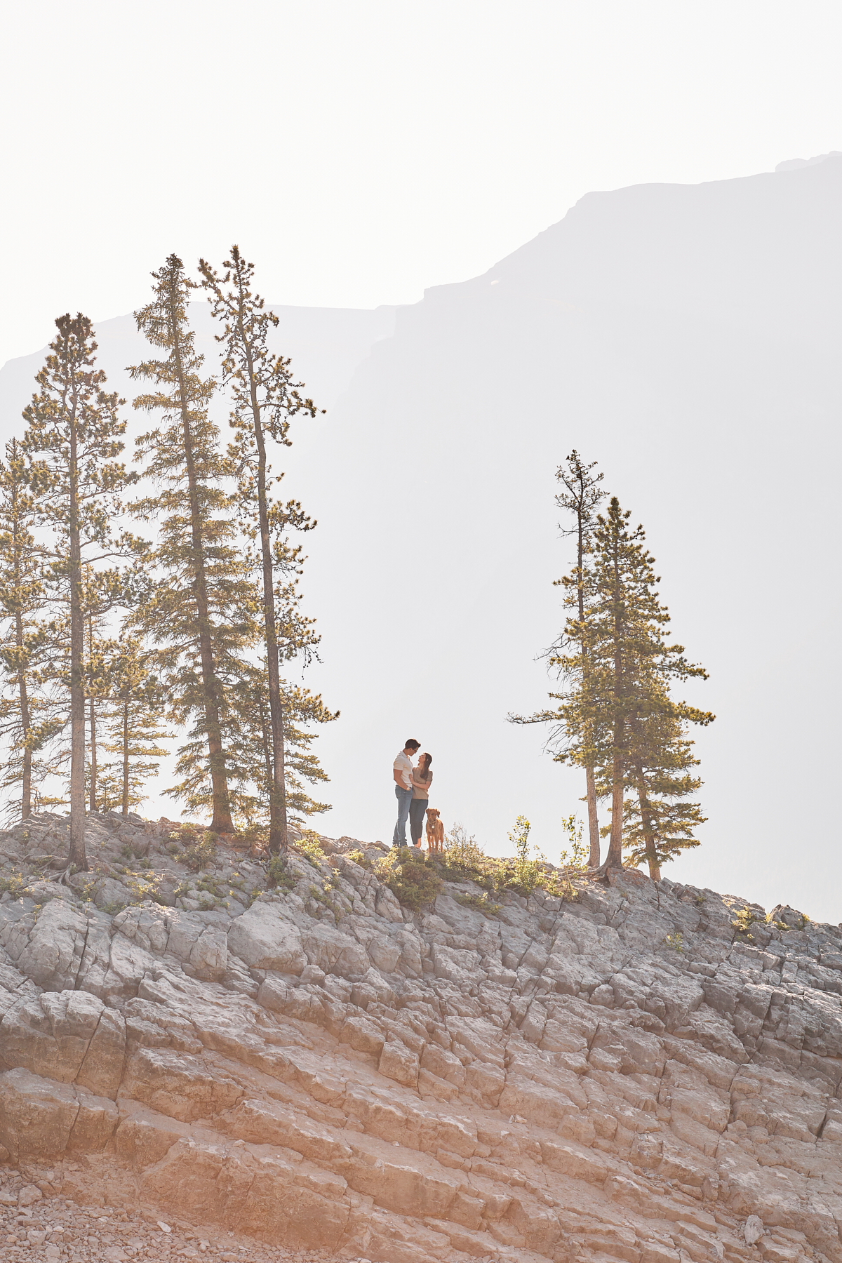 Lake Minnewanka Engagement Photos