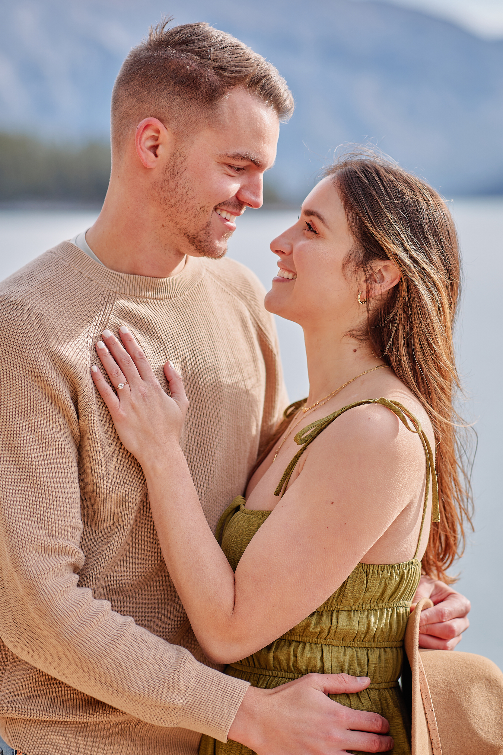 Lake Minnewanka Engagement Photos