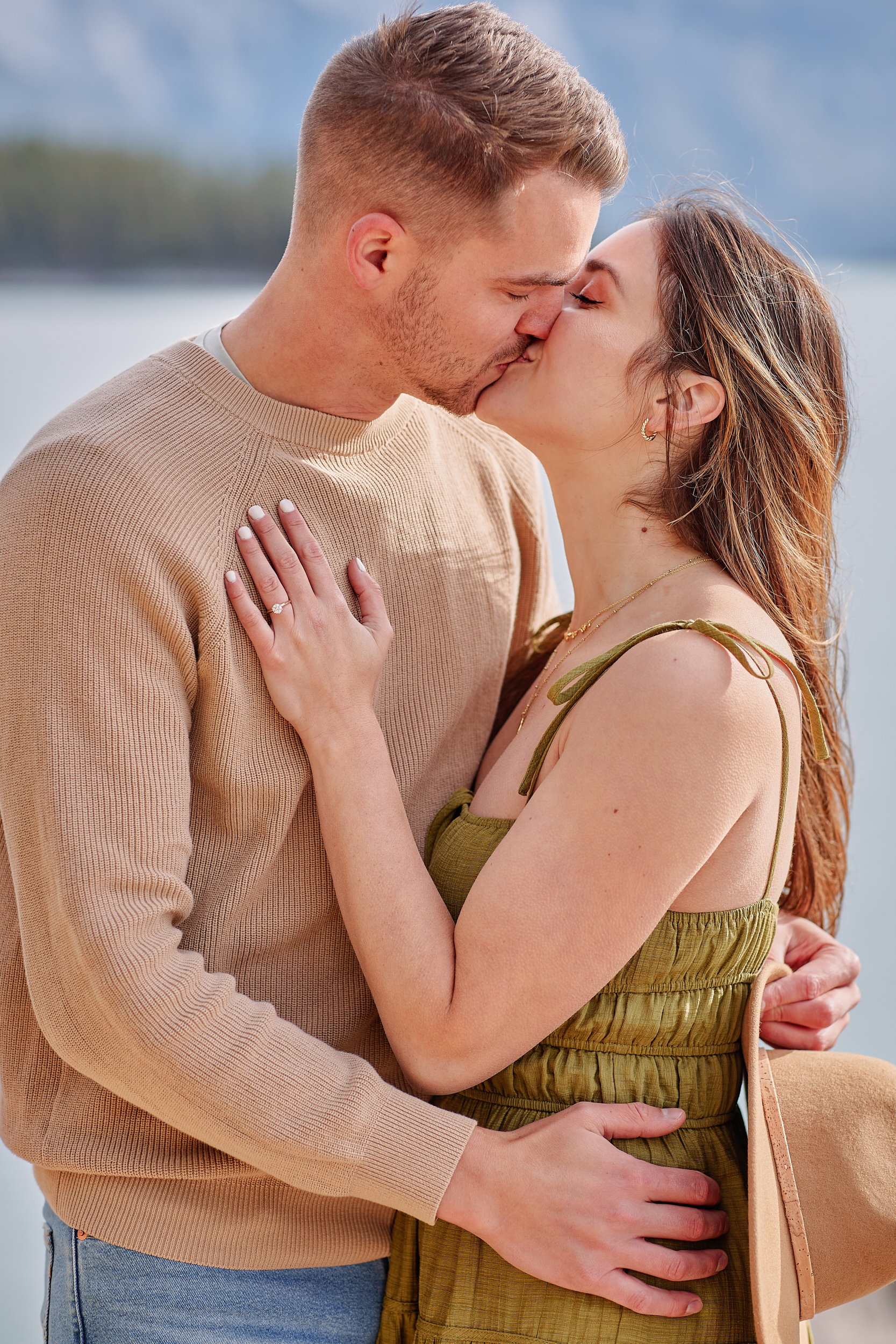 Lake Minnewanka Engagement Photos