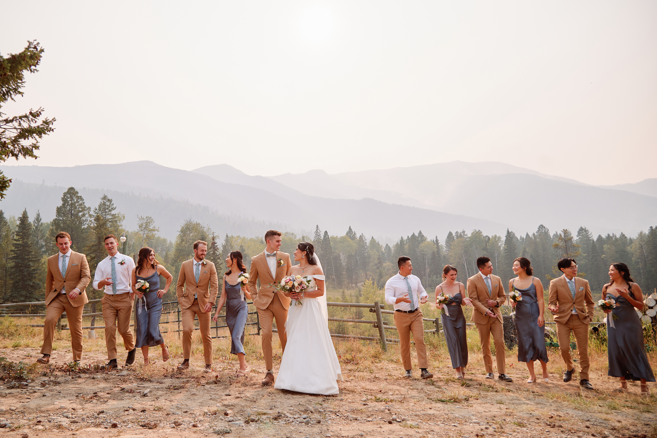 House of the Friesians, Invermere BC Wedding Photography