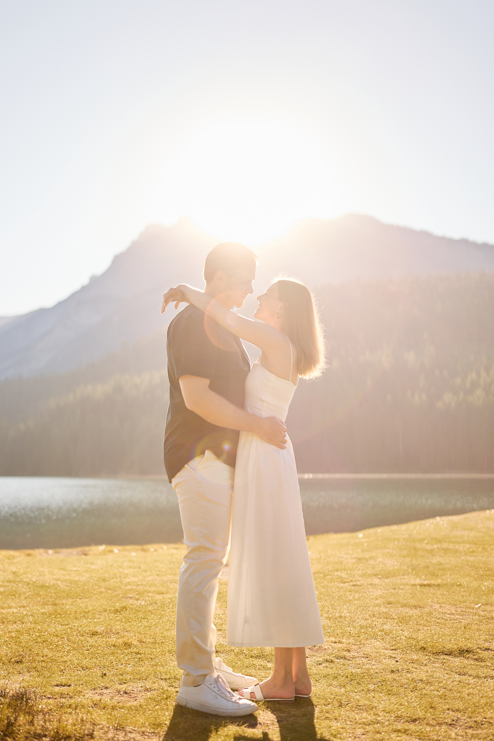 Two Jack Lake Engagement Photography