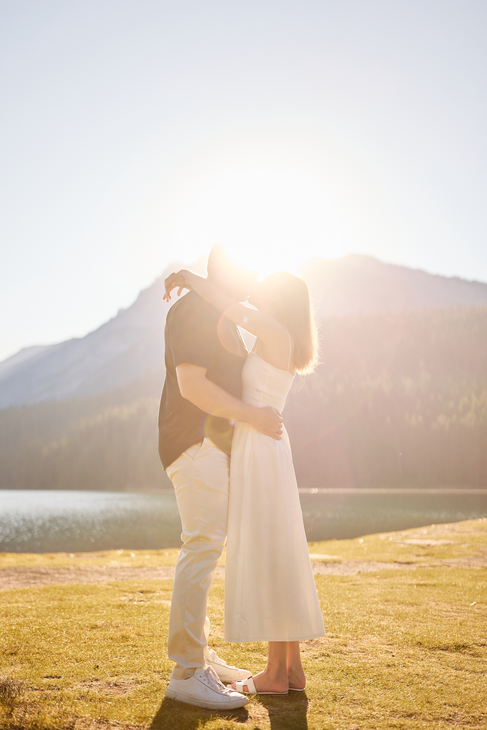 Two Jack Lake Engagement Photography