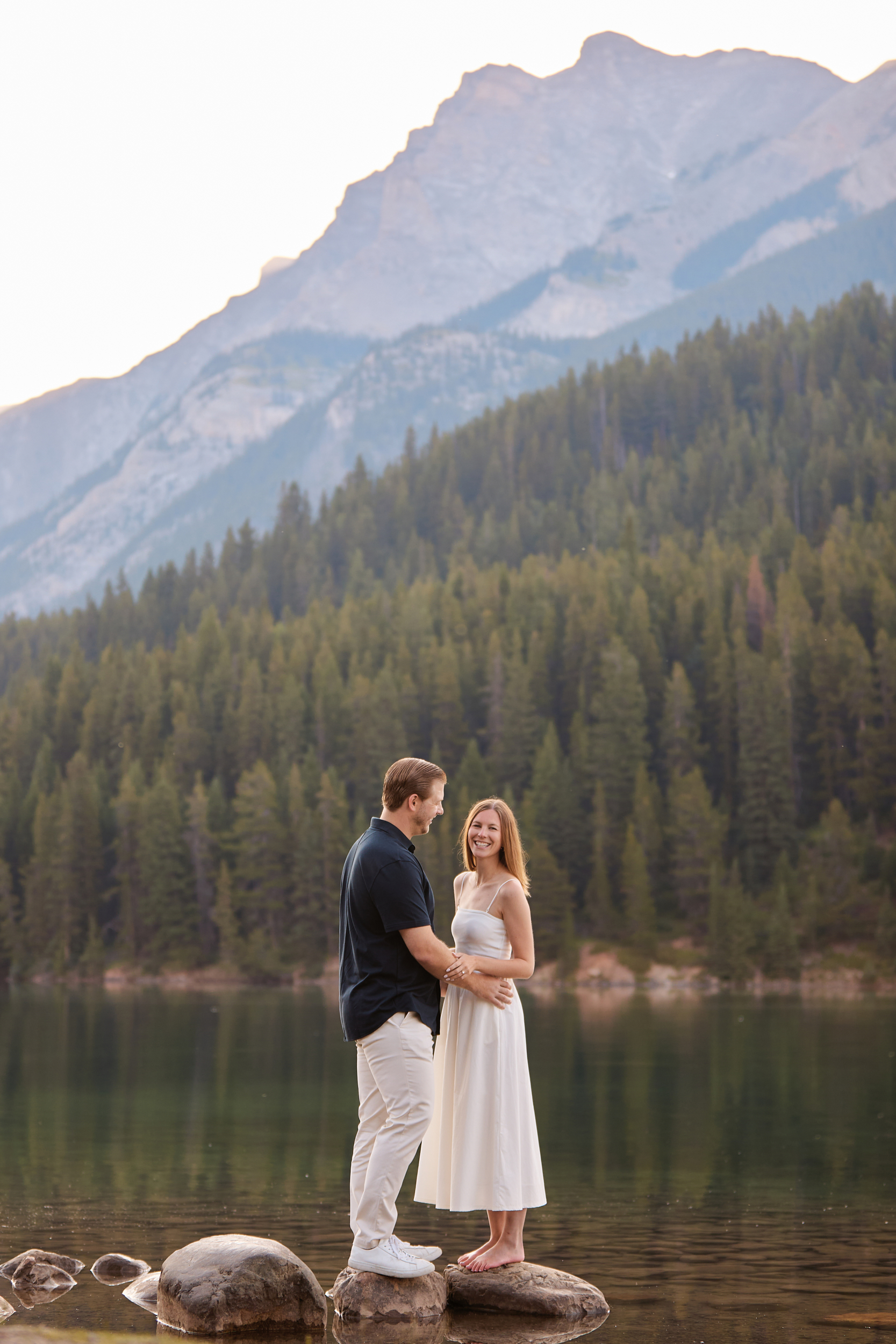 Two Jack Lake Engagement Photography