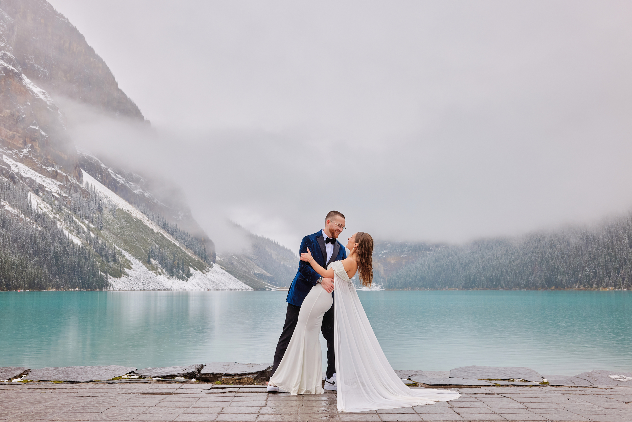 Lake Louise Elopement, Moraine Lake Elopement, Lake Louise Elopement Photography, Banff Elopement, Banff Elopement Photography, Alberta Elopement Photography, Rocky Mountain Wedding Photos, Calgary Wedding Photographer, Alberta Wedding Photography, Rocky Mountain Wedding Photographer, Banff Wedding Inspo, Lake Louise Photo Inspo, Moraine Lake, Winter Elopement, Winter Mountain Elopement, Banff Elopement Inspo, Banff Photographer, Rocky Mountain Wedding Photography, Greco Photo Company