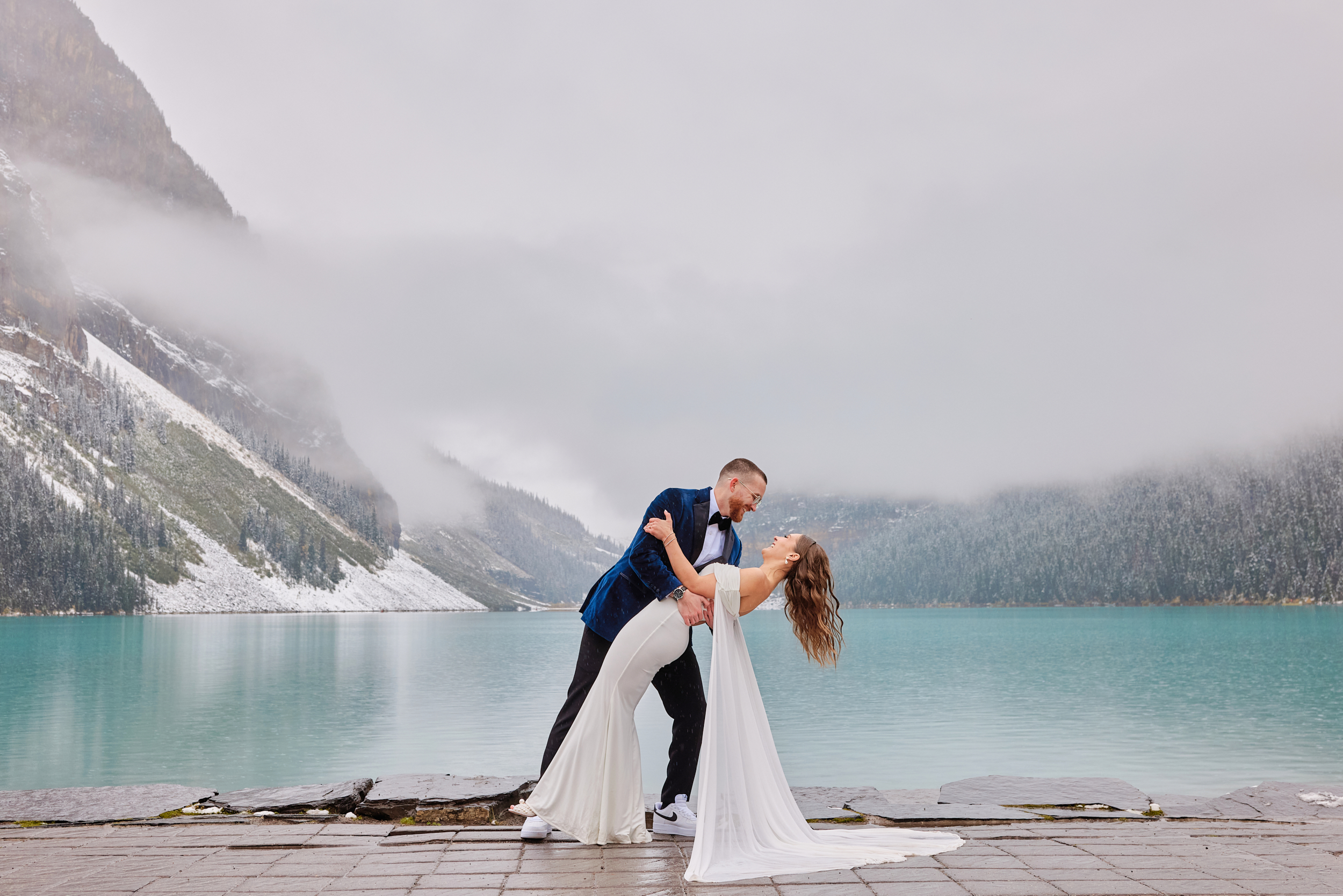 Lake Louise Elopement, Moraine Lake Elopement, Lake Louise Elopement Photography, Banff Elopement, Banff Elopement Photography, Alberta Elopement Photography, Rocky Mountain Wedding Photos, Calgary Wedding Photographer, Alberta Wedding Photography, Rocky Mountain Wedding Photographer, Banff Wedding Inspo, Lake Louise Photo Inspo, Moraine Lake, Winter Elopement, Winter Mountain Elopement, Banff Elopement Inspo, Banff Photographer, Rocky Mountain Wedding Photography, Greco Photo Company