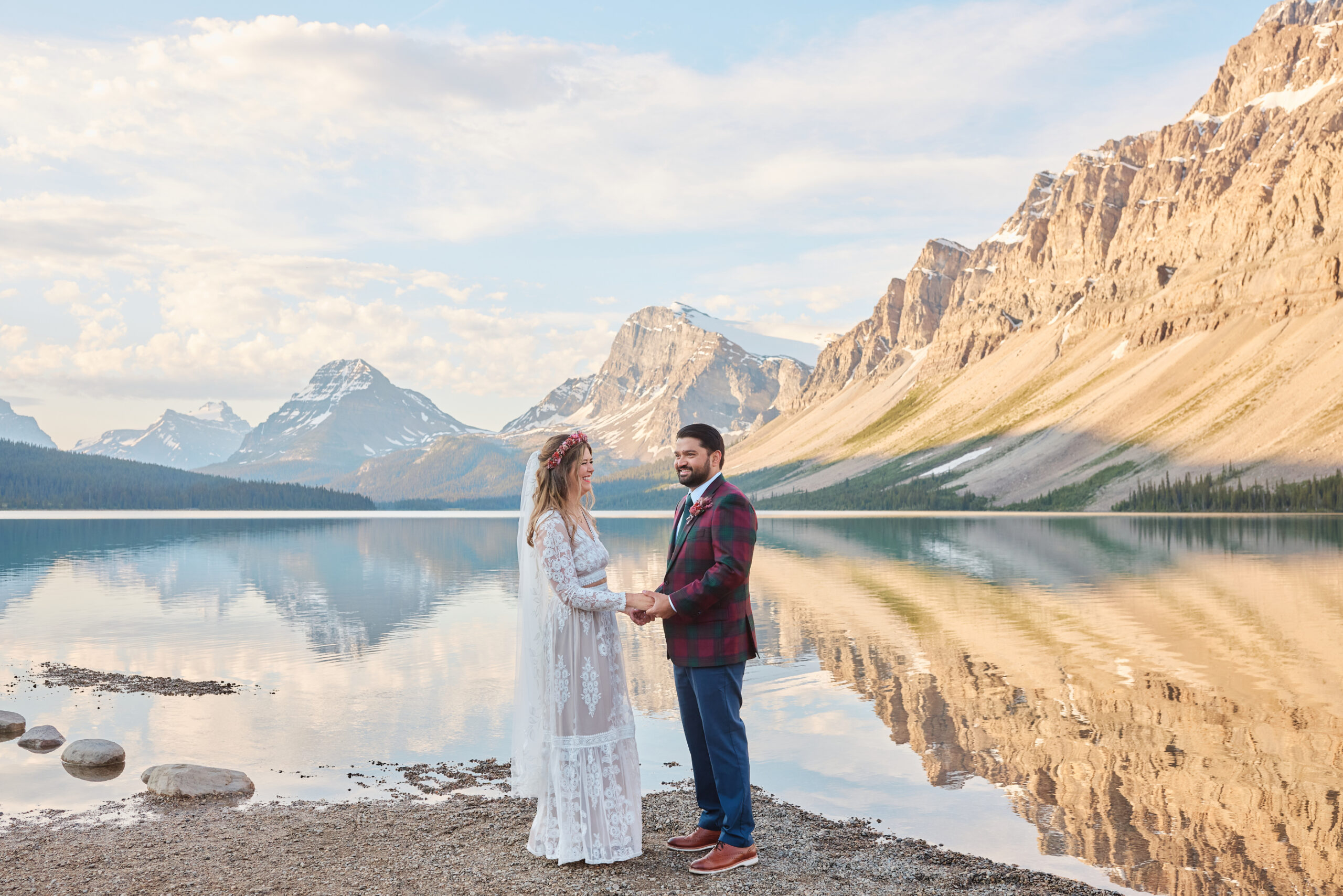 Bow Lake Elopement - Greco Photo Co