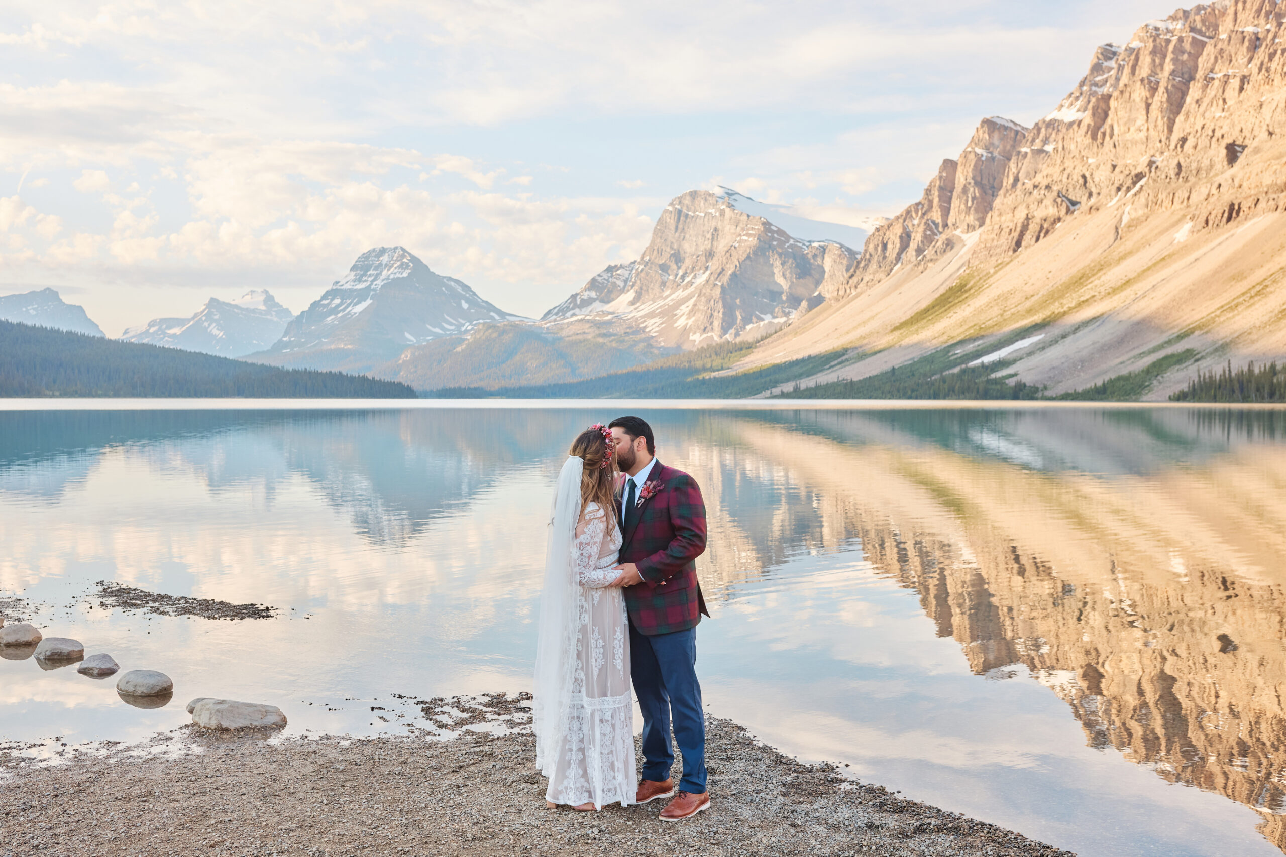 Bow Lake Elopement - Greco Photo Co