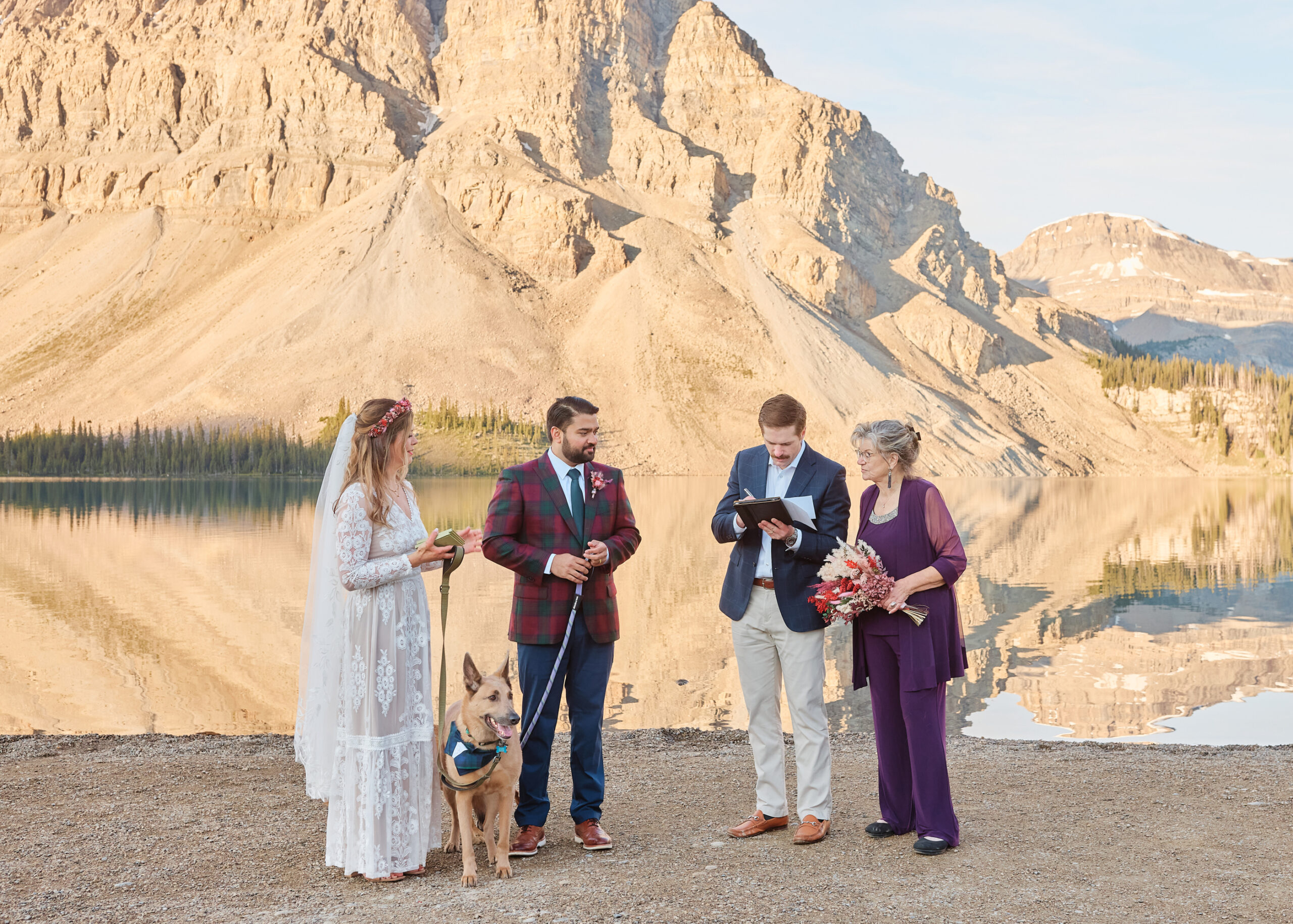 Bow Lake Elopement - Greco Photo Co