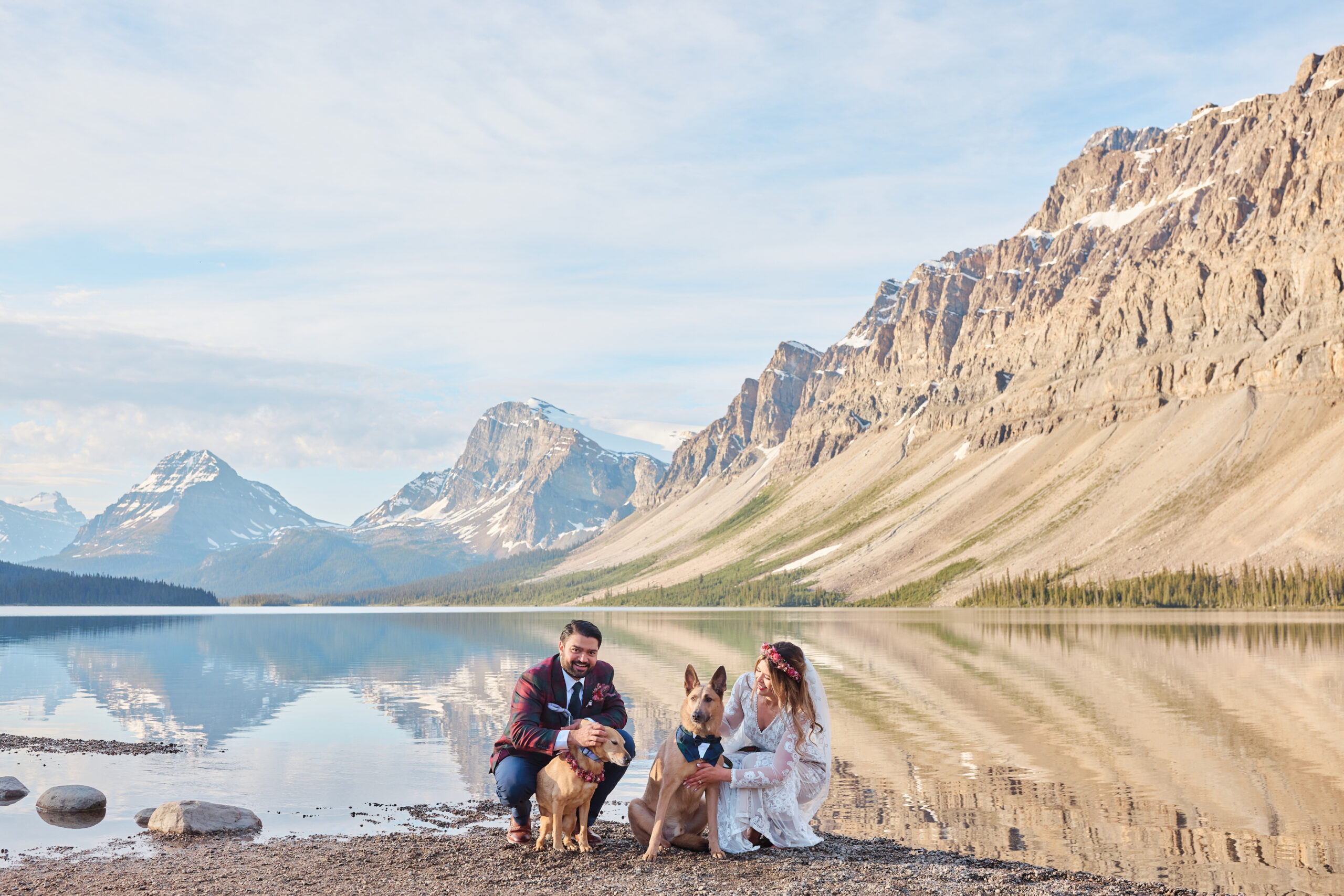 Bow Lake Elopement - Greco Photo Co