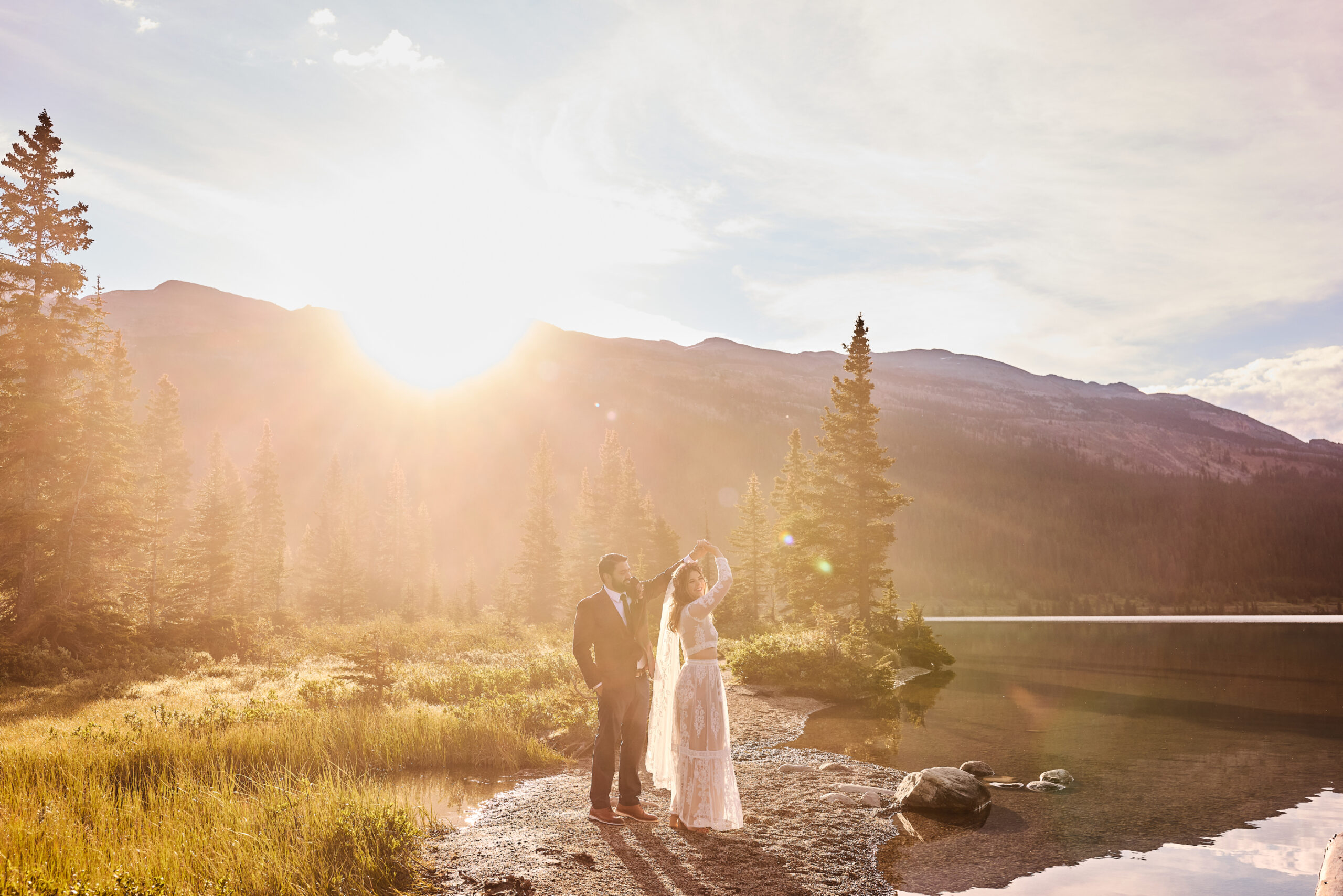 Bow Lake Elopement - Greco Photo Co