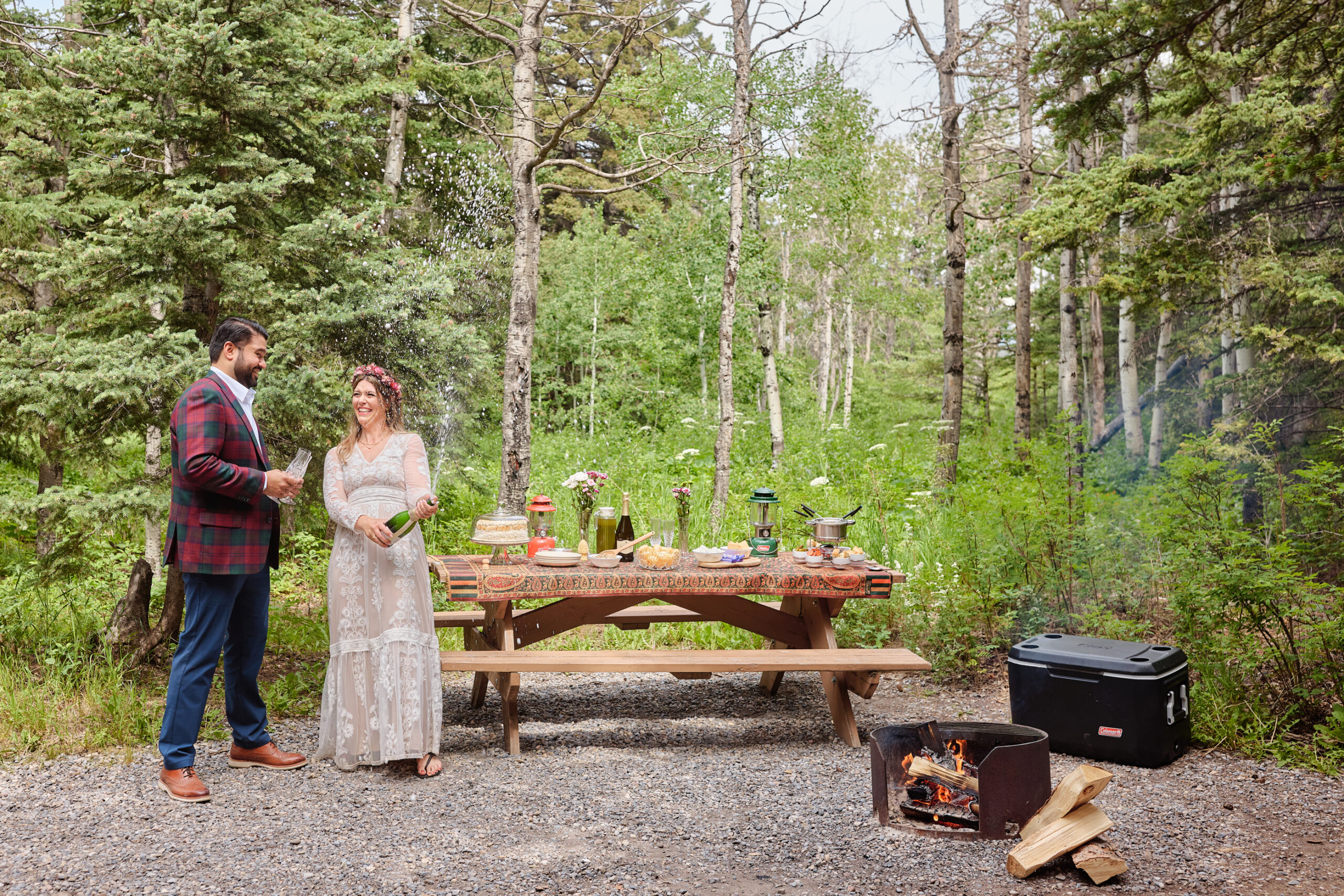 Bow Lake Elopement - Greco Photo Co