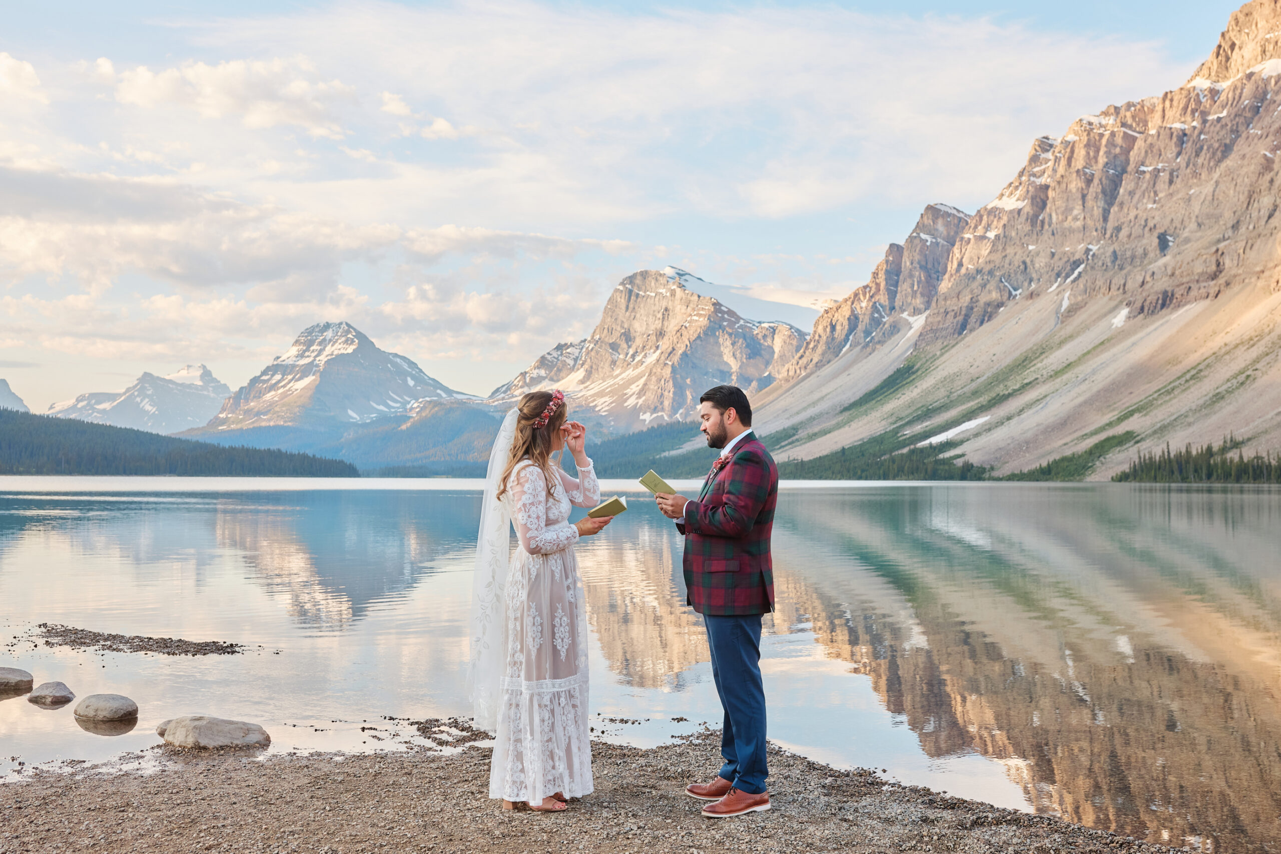 Bow Lake Elopement - Greco Photo Co